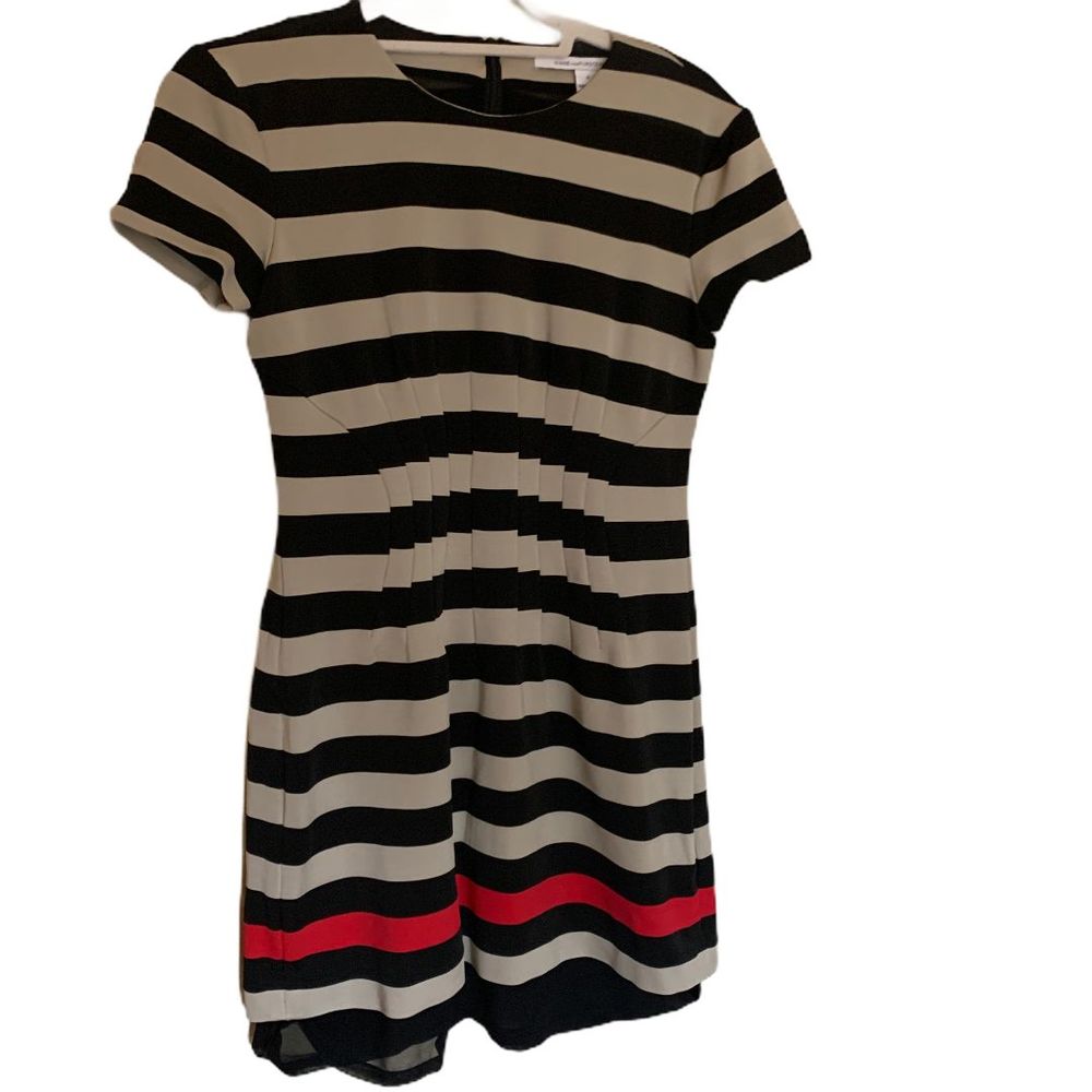 Diane Von Furstenberg striped dress sz 6 - Picture 7 of 7